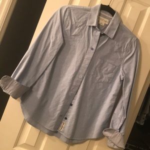 Kate spade blue Oxford button down S